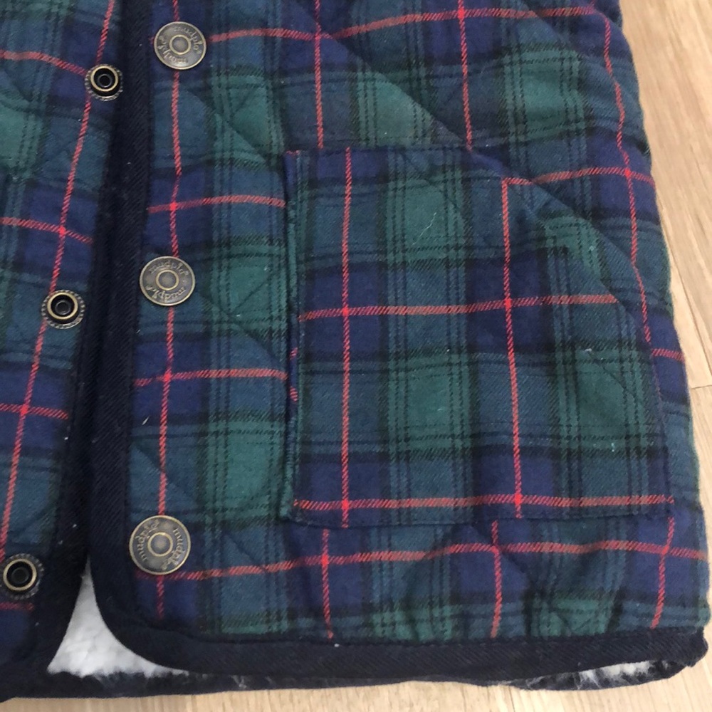 Sherpa vest and TWO pair Ralph Lauren navy pants. Holiday, wedding, phot shoot - Picture 4 of 7